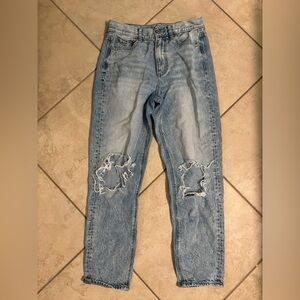 American Eagle Straight Leg Light Blue Denim